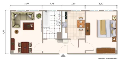 Grundriss für Wohnung mieten in Ronneburg