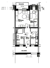 Grundriss für Wohnung mieten in Gera