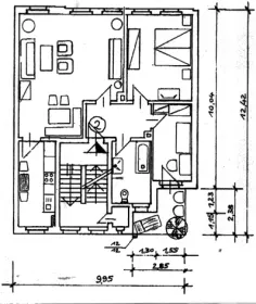 Grundriss für Wohnung mieten in Gera