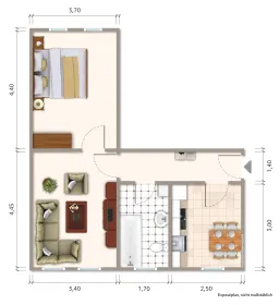 Grundriss für Wohnung mieten in Ronneburg