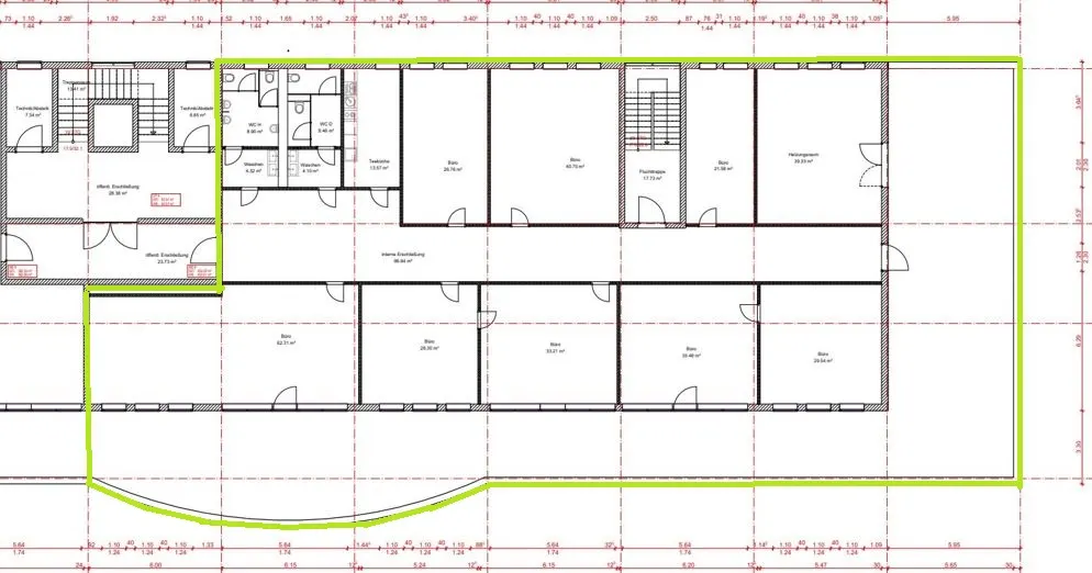 Grundriss für Büro / Praxis in Gera-Debschwitz
