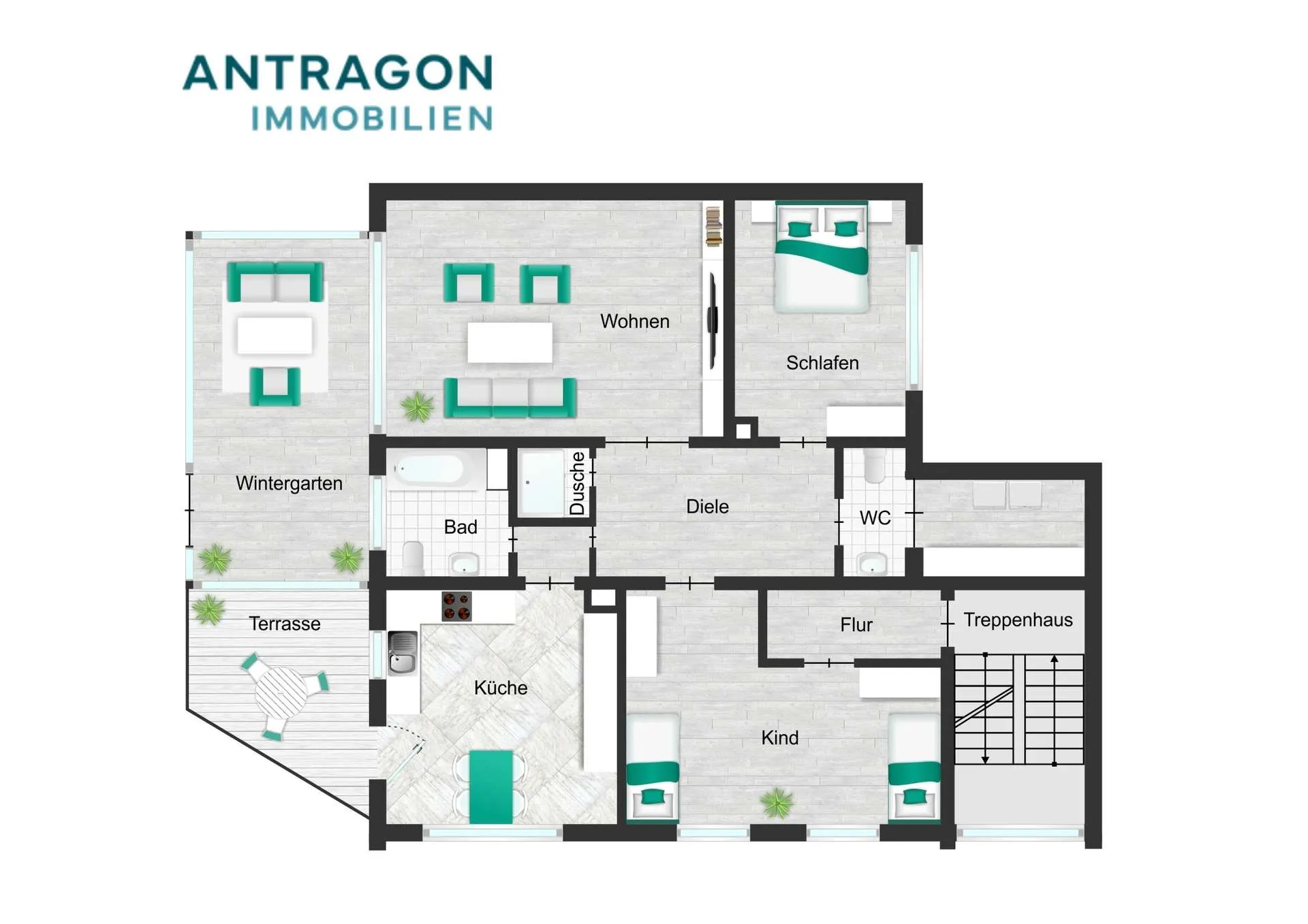Grundriss für Mehrfamilienhaus mit 5 Zimmern in Bad Neuenahr-Ahrweiler