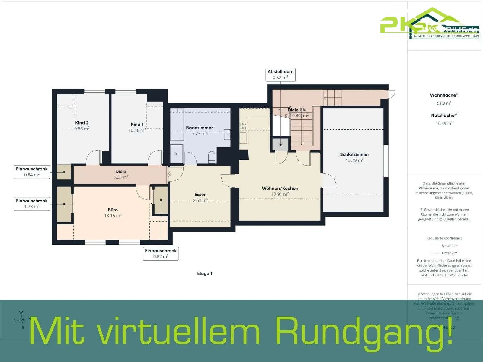 6-Raum-Dachgeschosswohnung in Nieder Kostenz-Niederkostenz