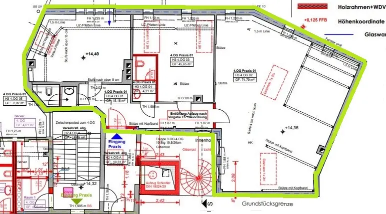 Grundriss für Büro / Praxis in Gera-Untermhaus