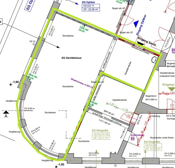 Grundriss für Büro / Praxis in Gera-Untermhaus