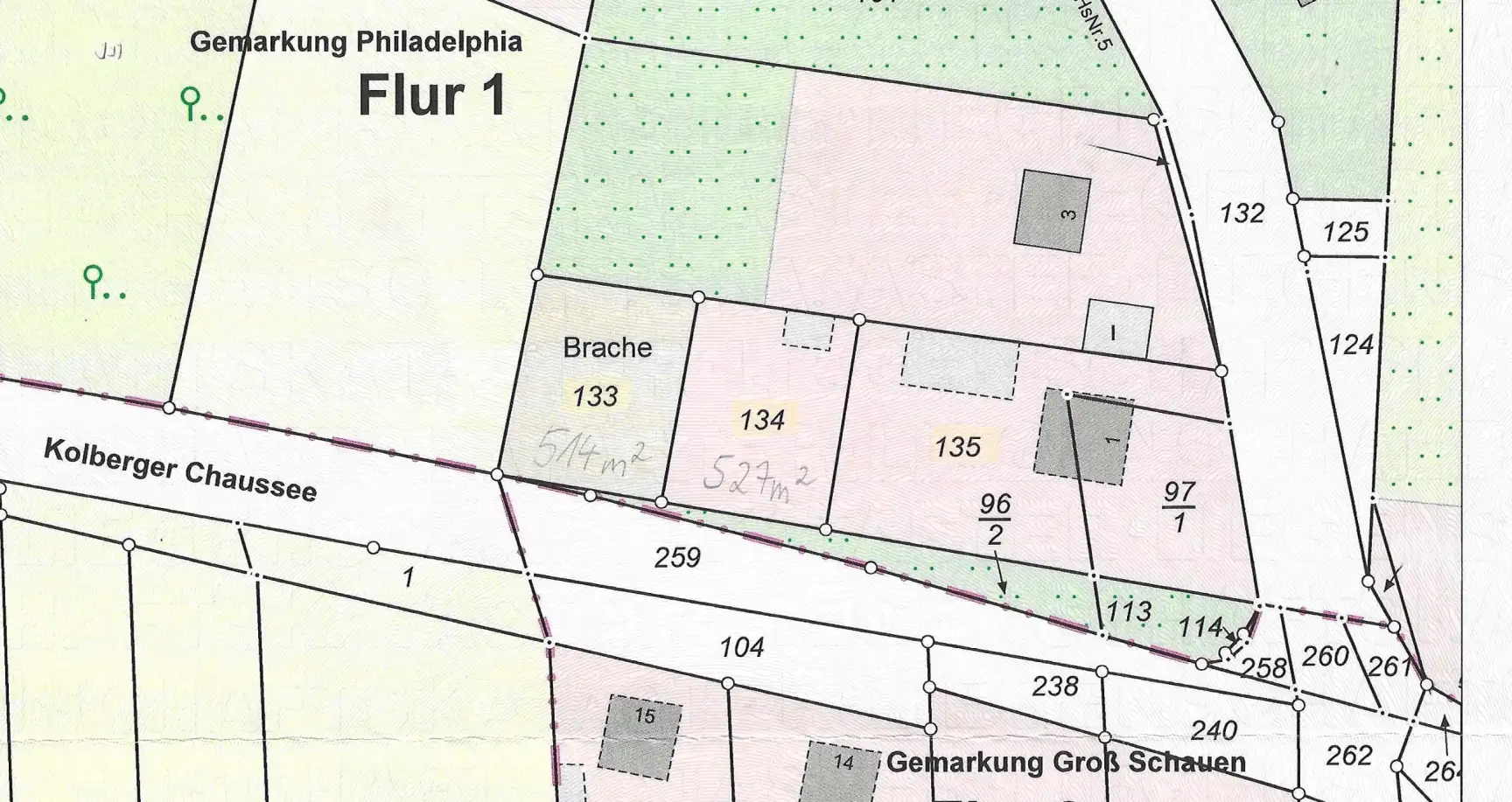 Grundriss für Grundstück in Storkow (Mark)-Philadelphia