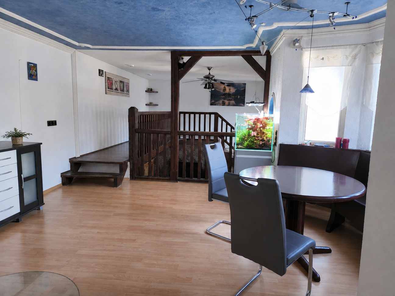 Esszimmer mit Galerie